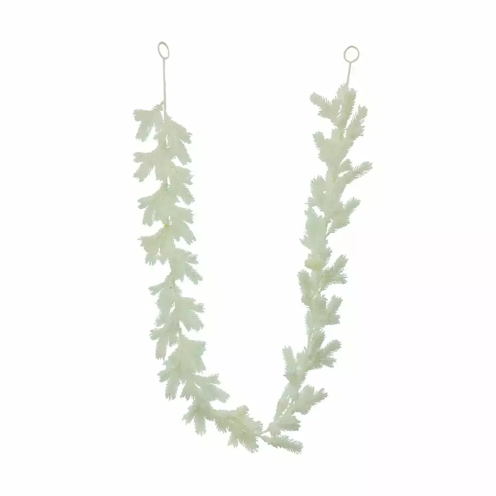 Best Sale 🎁 6ft. White Glitter Pine Garland by Ashland® ⭐ 4 Best Sale 🎁 6ft. White Glitter Pine Garland by Ashland® ⭐ - Image 2