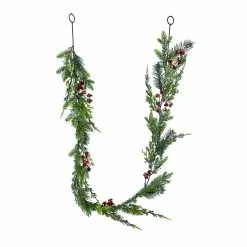 Deals 😍 6ft. Snowy Cedar & Red Berry Garland by Ashland® ⭐ -Michaels Store 10699419 3