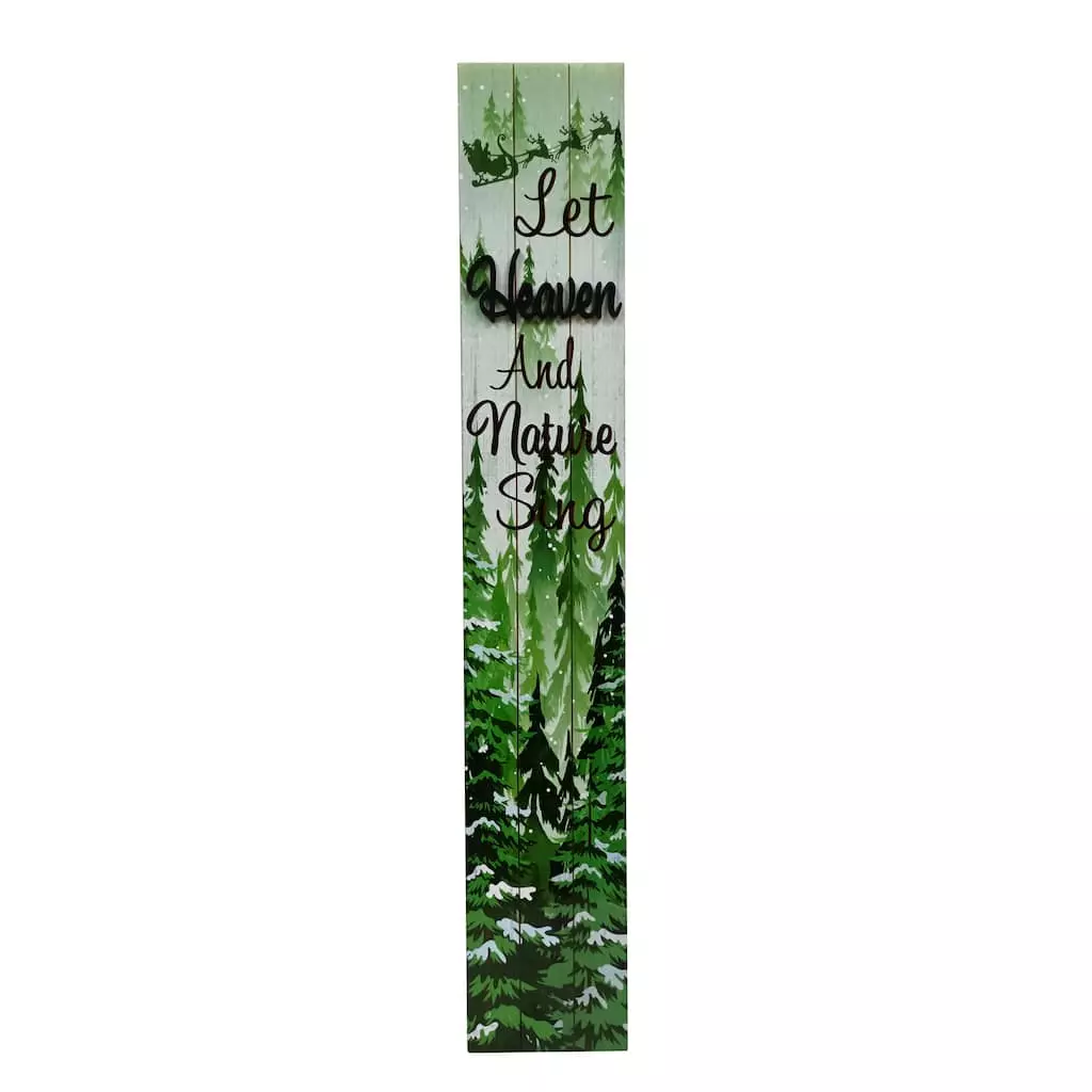 Wholesale 🤩 Assorted Wood Holiday Door Greeter by Ashland® ❤️ 4 Wholesale 🤩 Assorted Wood Holiday Door Greeter by Ashland® ❤️ - Image 2