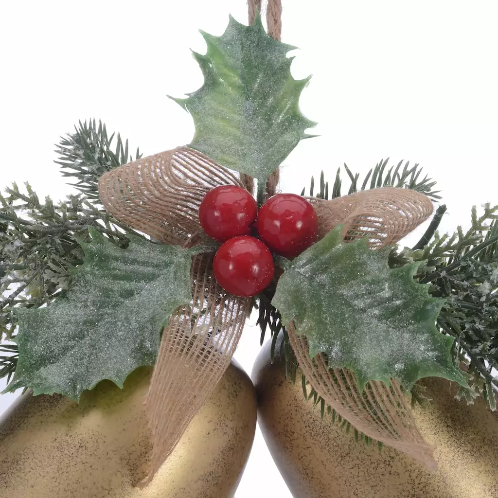 Wholesale 🌟 Pine & Berry Gold Bell Wall Accent by Ashland® 👏 4 Wholesale 🌟 Pine & Berry Gold Bell Wall Accent by Ashland® 👏 - Image 2