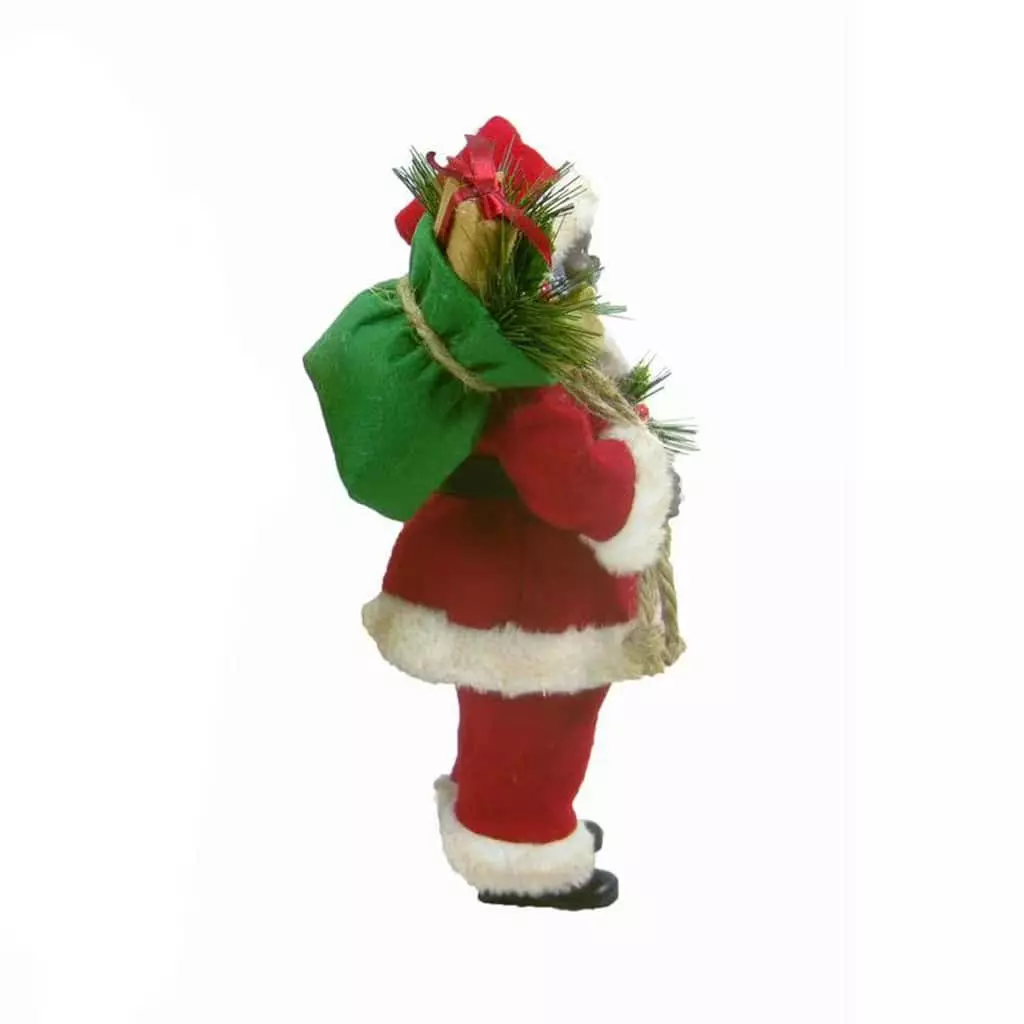 Discount 🎁 11" Traditional Santa with Wreath Figure by Ashland® ⭐ 4 Discount 🎁 11" Traditional Santa with Wreath Figure by Ashland® ⭐ - Image 2