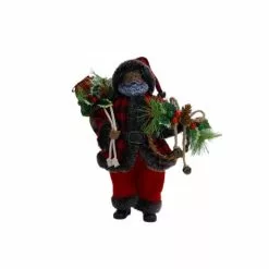 Cheapest 🥰 10.5" Buffalo Check Santa Figure by Ashland® ⌛