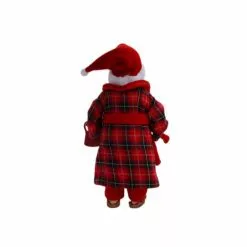 Cheap ⌛ 10.5" Plaid Robe Santa Figure by Ashland® ⌛ -Michaels Store 10699570 3