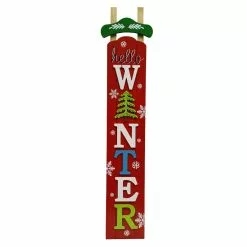 Outlet 💯 Assorted Wood Winter Door Greeter by Ashland® ❤️ -Michaels Store 10699731 3