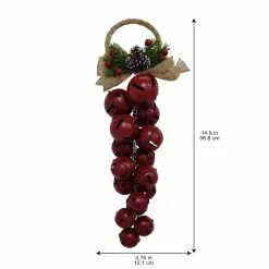 Cheap 🤩 14.5" Red Bell Bunch Door Hanger by Ashland® 🌟 7 Cheap 🤩 14.5" Red Bell Bunch Door Hanger by Ashland® 🌟 -Michaels Store 10699736 3