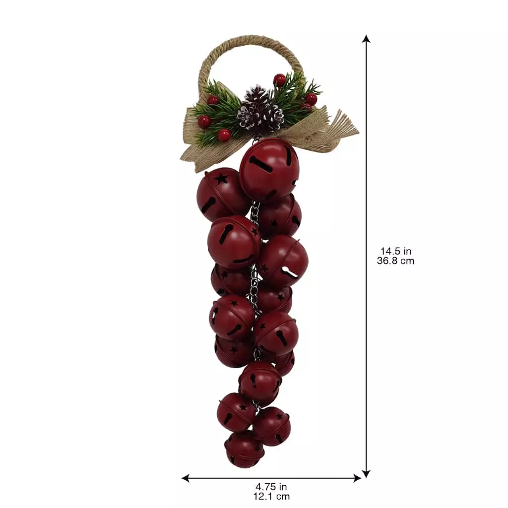 Cheap 🤩 14.5" Red Bell Bunch Door Hanger by Ashland® 🌟 5 Cheap 🤩 14.5" Red Bell Bunch Door Hanger by Ashland® 🌟 - Image 3