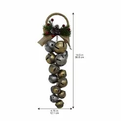 Cheap 😉 14.5" Silver and Gold Bell Bunch Door Hanger by Ashland® ⭐ -Michaels Store 10699742 3