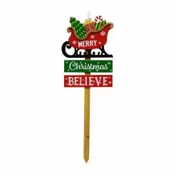 Buy ⌛ Assorted 37" Dog/Sleigh Christmas Yard Stake by Ashland® ❤️ -Michaels Store 10699750 3