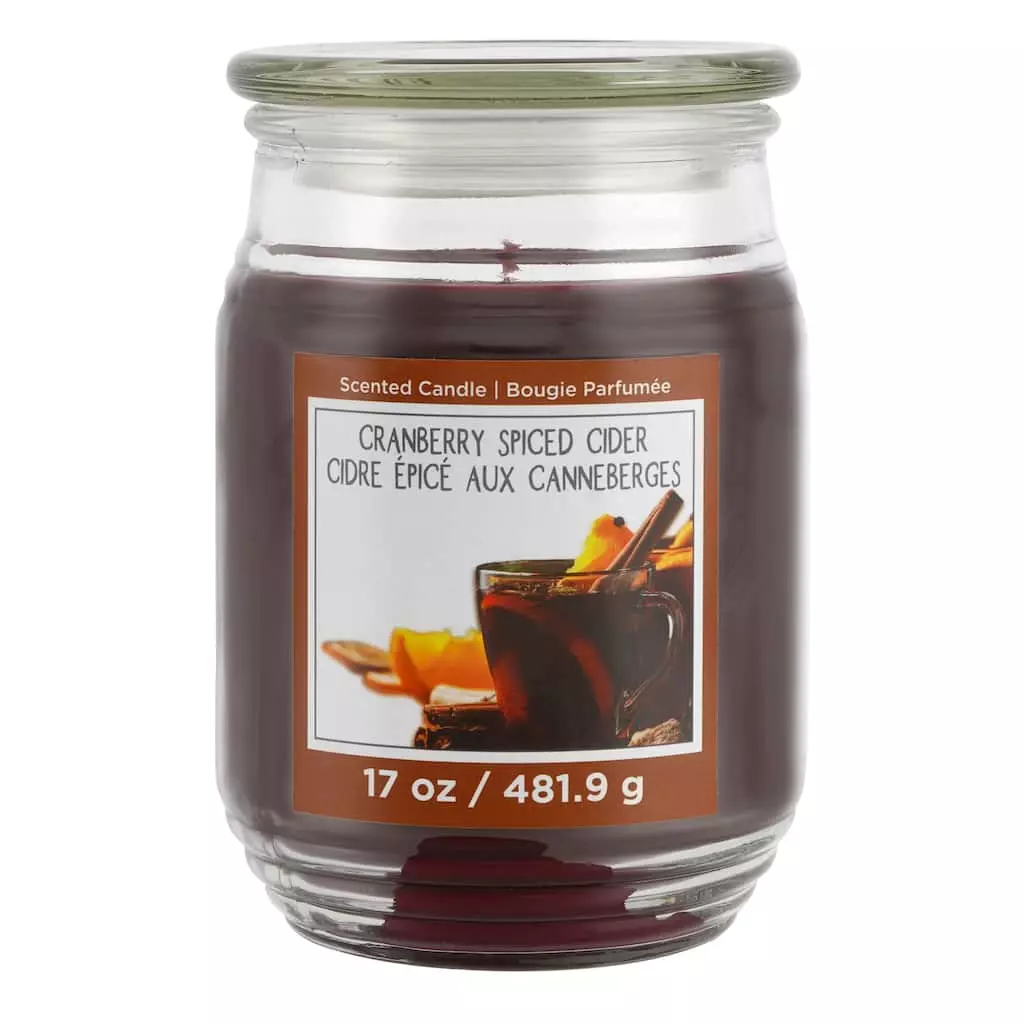 Brand new 👏 Cranberry Spiced Cider Scented Jar Candle by Ashland® ❤️ 3 Brand new 👏 Cranberry Spiced Cider Scented Jar Candle by Ashland® ❤️