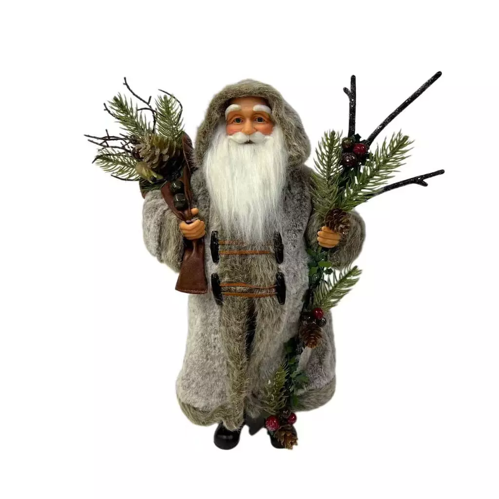 New ⌛ 16" Woodland Santa Figurine by Ashland® ⌛ 3 New ⌛ 16" Woodland Santa Figurine by Ashland® ⌛