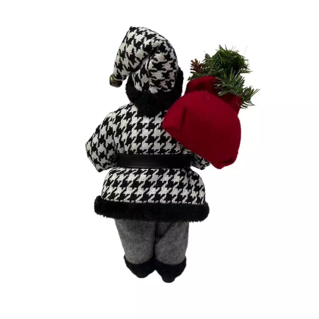 Outlet ๐งจ 10.5" Houndstooth Santa Figurine by Ashland® ๐ 5 Outlet ๐งจ 10.5" Houndstooth Santa Figurine by Ashland® ๐ - Image 3