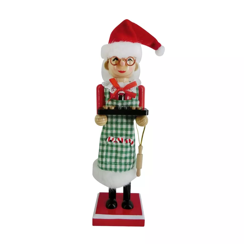 Coupon ✨ 10" Mrs. Claus Wooden Nutcracker by Ashland® ⭐ 3 Coupon ✨ 10" Mrs. Claus Wooden Nutcracker by Ashland® ⭐