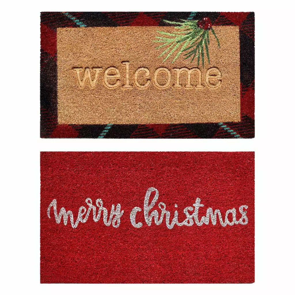 Best Pirce 👏 Assorted Welcome & Merry Christmas Doormat by Ashland® 🔥 3 Best Pirce 👏 Assorted Welcome & Merry Christmas Doormat by Ashland® 🔥