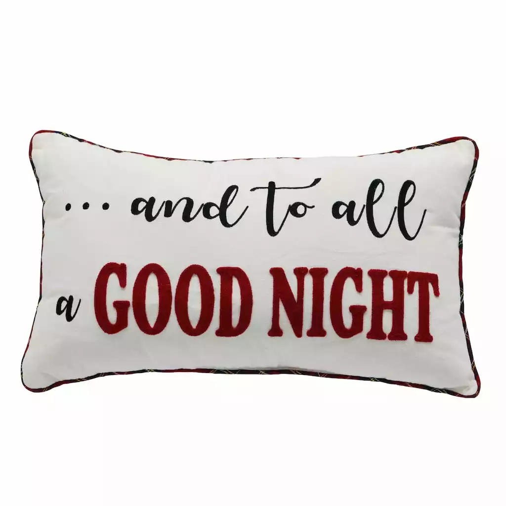 Wholesale ⭐ And to All a Good Night Throw Pillow by Ashland® ❤️ 3 Wholesale ⭐ And to All a Good Night Throw Pillow by Ashland® ❤️