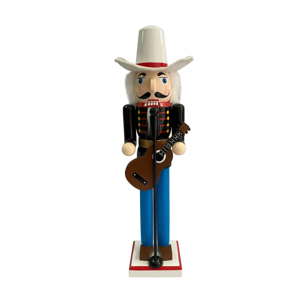 Promo 😀 16" Guitar Collectible Nutcracker by Ashland® ❤️ 3 Promo 😀 16" Guitar Collectible Nutcracker by Ashland® ❤️