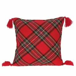 Best Sale ⌛ Red Plaid ❄ Christmas Accent Pillow by Ashland® 🎁