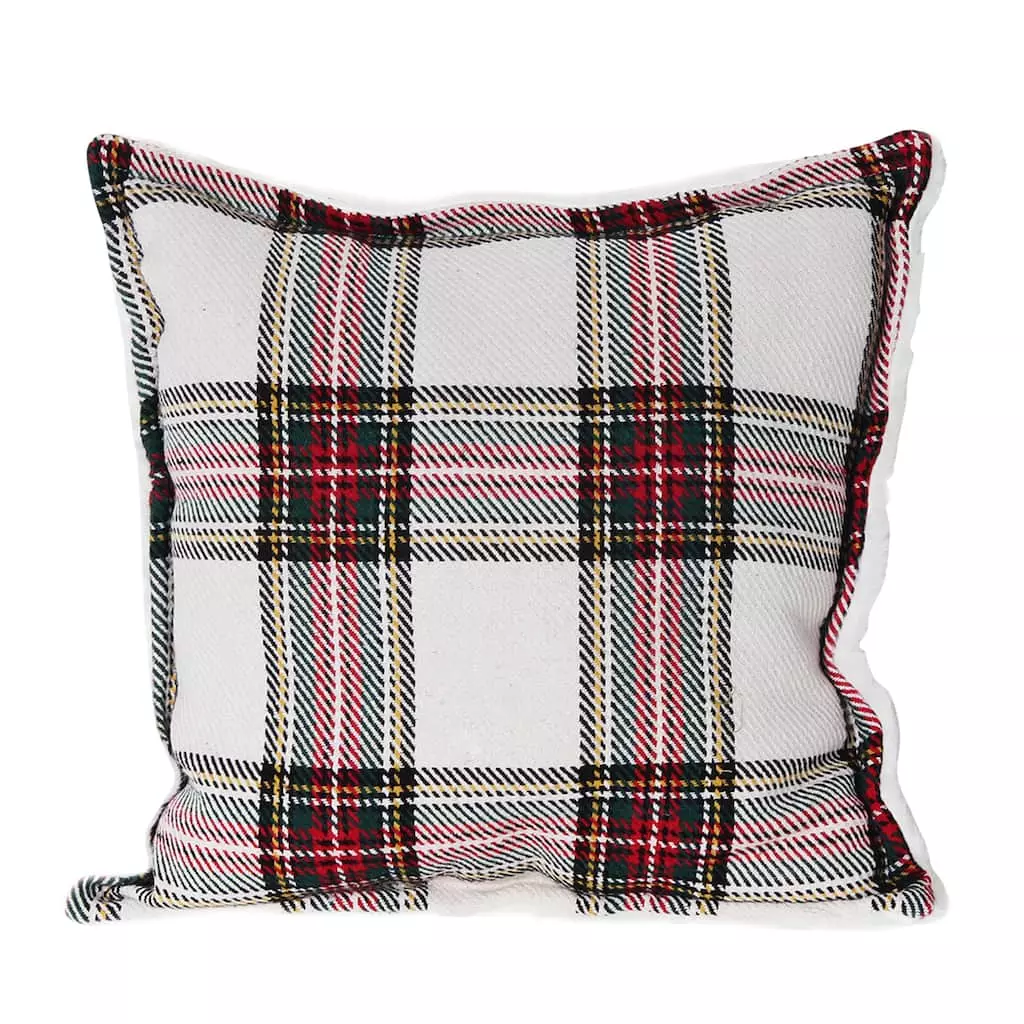 Cheap ⌛ Red & White Plaid 🥰 Christmas Accent Pillow by Ashland® ⭐ 3 Cheap ⌛ Red & White Plaid 🥰 Christmas Accent Pillow by Ashland® ⭐