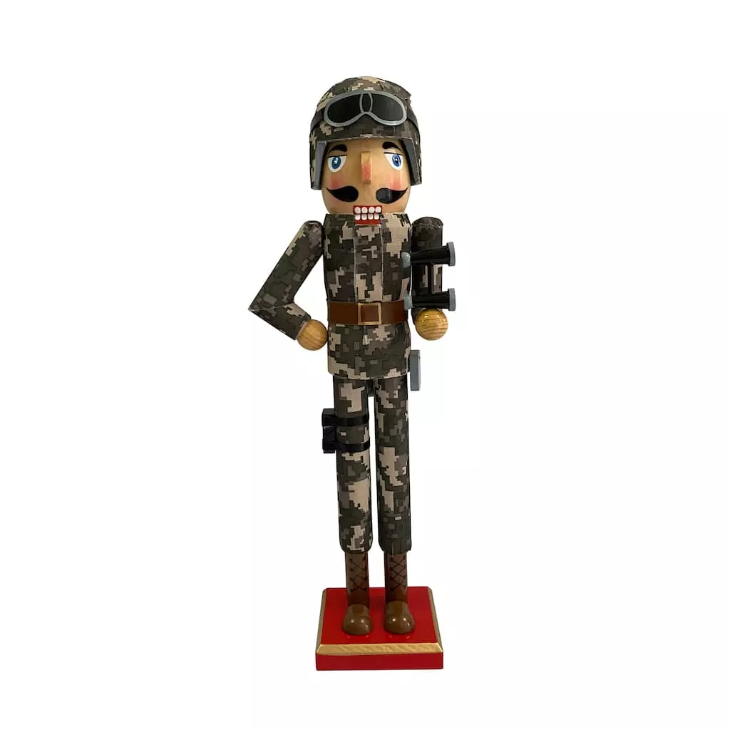Outlet 😀 16" Soldier Collectible Nutcracker by Ashland® 💯 3 Outlet 😀 16" Soldier Collectible Nutcracker by Ashland® 💯