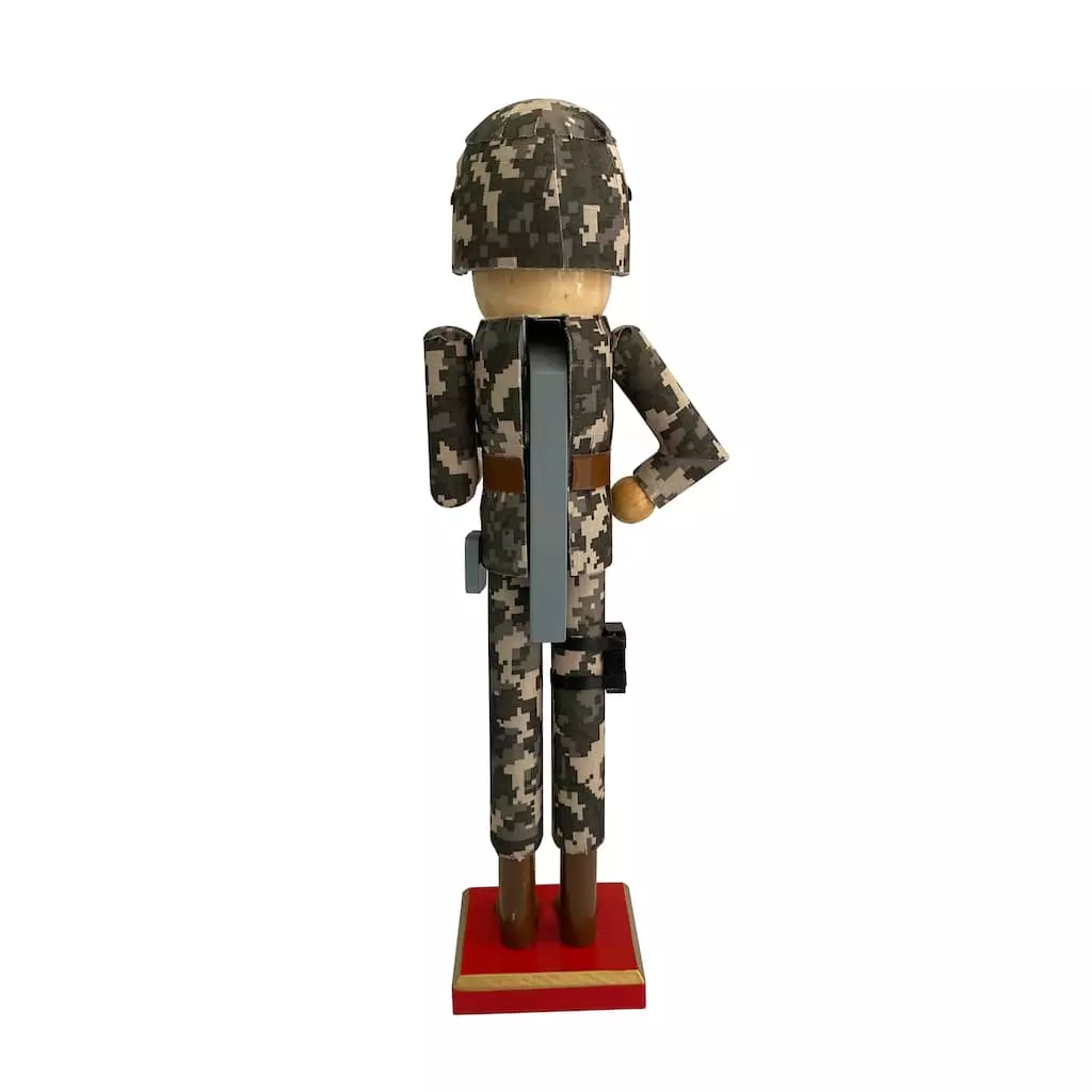 Outlet 😀 16" Soldier Collectible Nutcracker by Ashland® 💯 5 Outlet 😀 16" Soldier Collectible Nutcracker by Ashland® 💯 - Image 3