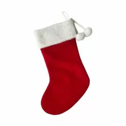 Best deal 🎉 18" Red Stocking With Pom Poms by Ashland® 👏 7 Best deal 🎉 18" Red Stocking With Pom Poms by Ashland® 👏 -Michaels Store 10699869 3