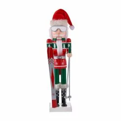 Deals ✔️ 16" Santa Skier Collectible Nutcracker by Ashland® 🌟