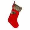 Best deal 🥰 Red Cable Knit Stocking with Faux Fur Trim by Ashland® 🛒 -Michaels Store 10699878 1