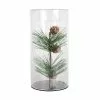 Discount 😉 8" Pine Leaf Glass Tealights Holder by Ashland® ⌛ -Michaels Store 10699905 1