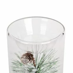 Discount 😉 8" Pine Leaf Glass Tealights Holder by Ashland® ⌛ -Michaels Store 10699905 4