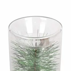 Best Pirce ✨ 6" Pine Leaf Glass Tealight Holder by Ashland® 🧨 -Michaels Store 10699910 3
