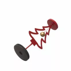 Promo 🔔 14.5" Red Tree Pillar Candle Holder by Ashland® 👍 -Michaels Store 10699911 3