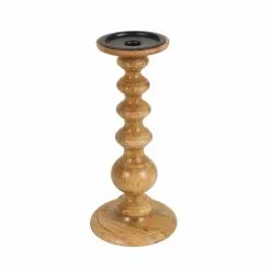 Wholesale ❤️ 12" Wood Pillar Candle Holder by Ashland® 🔔