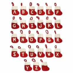 Flash Sale 👏 Assorted 6" Monogram Mini Stocking Ornament by Ashland® 🤩