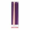Cheap 🔥 10" Smooth Purple & Pink Advent Taper Candles, 4ct. by Ashland® 🎁 -Michaels Store 10699943 1
