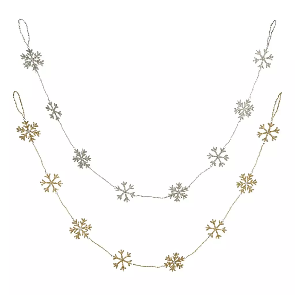 Flash Sale 😍 Assorted 6ft. Snowflake Garland by Ashland® 🛒 3 Flash Sale 😍 Assorted 6ft. Snowflake Garland by Ashland® 🛒