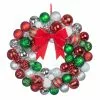 Best deal 🧨 23" Multicolored Ball Ornament Wall Wreath by Ashland® ⌛ -Michaels Store 10699986 1