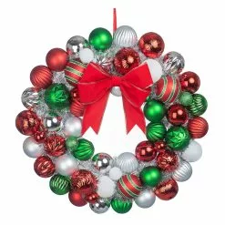 Best deal 🧨 23" Multicolored Ball Ornament Wall Wreath by Ashland® ⌛