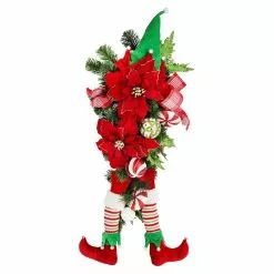 Best Pirce 🥰 28" Poinsettia & Elf Leg Teardrop by Ashland® 🥰