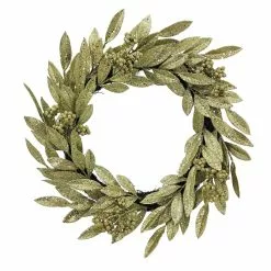 Brand new ❤️ 24" Champagne Leaves & Berries Wreath by Ashland® 🛒