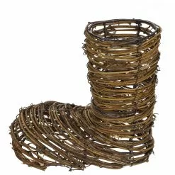 Hot Sale 😀 8" Grapevine Santa Boot Decoration by Ashland® ⌛