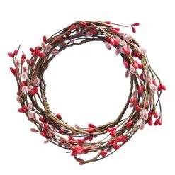 Discount ✔️ 3ft. Red Berry Coil Garland by Ashland® ❤️