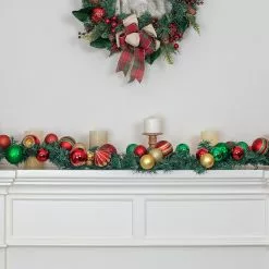Hot Sale 👏 72" Red & Green Ornament Garland by Ashland® 😀 -Michaels Store 10700053 5