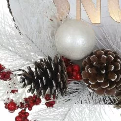 Coupon 😍 Red & White Tabletop Snowman With Pinecones by Ashland® ✨ -Michaels Store 10700070 3