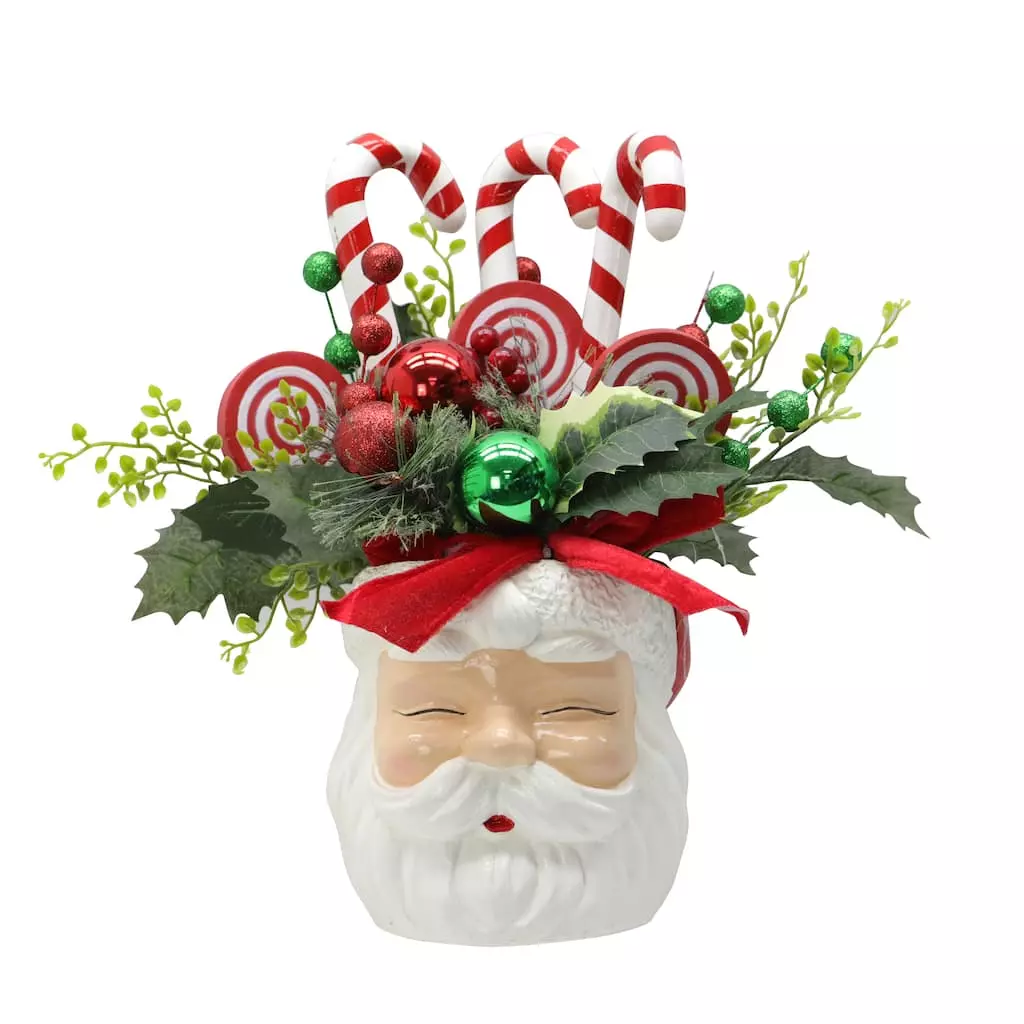 Wholesale β€οΈ 16" Candy Mix Arrangement With Santa Head Container by Ashland® π₯° 3 Wholesale β€οΈ 16" Candy Mix Arrangement With Santa Head Container by Ashland® π₯°
