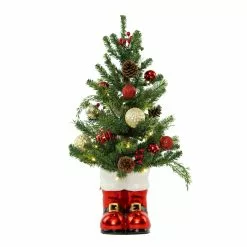 Top 10 💯 24" Pre-lit Ash Pine Tree With Tin Boot by Ashland® 🧨