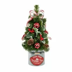 Wholesale ⌛ 2ft. Potted Artificial Tree With Holly Berries by Ashland® 🔥
