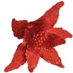 Outlet 🥰 Red Poinsettia Pick by Ashland® 🧨 -Michaels Store 10700091 3