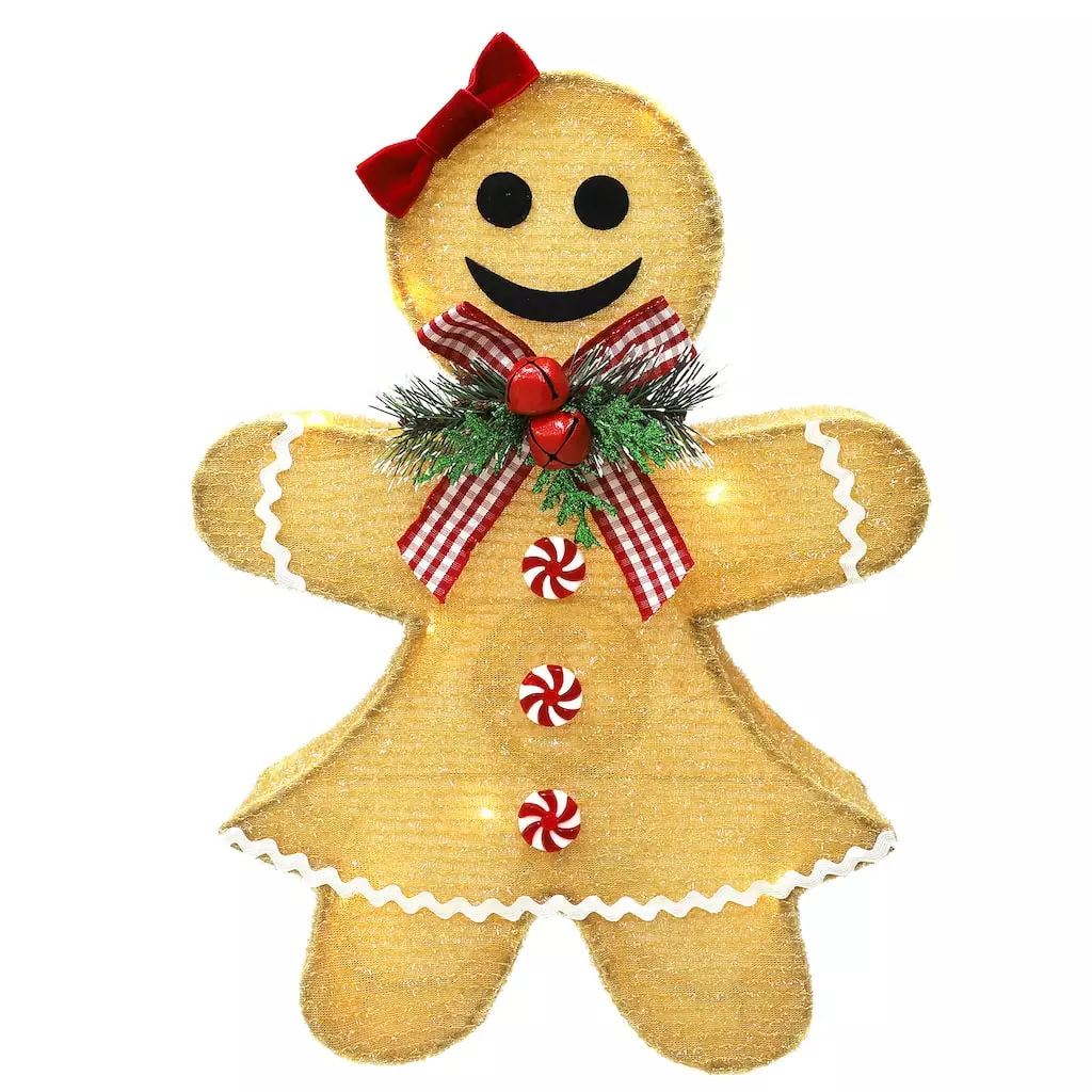 Flash Sale π 15" Gingerbread Girl With LED Lights by Ashland® π 4 Flash Sale π 15" Gingerbread Girl With LED Lights by Ashland® π - Image 2