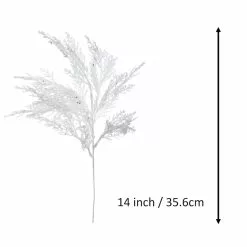 Wholesale 👍 White Glitter Cedar Pick by Ashland® ❤️ -Michaels Store 10700105 3