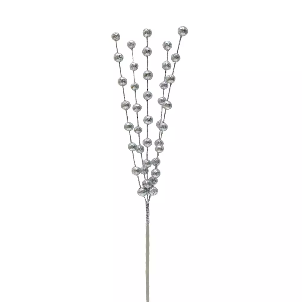 Budget ❤️ Silver Glitter Berry Pick by Ashland® 🔥 4 Budget ❤️ Silver Glitter Berry Pick by Ashland® 🔥 - Image 2