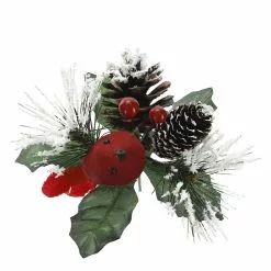 New ✨ Red Bird & Snowy Pinecone Pick by Ashland® ⌛ -Michaels Store 10700129 3